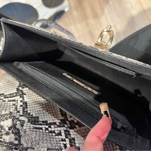 Madison West Faux Snakeskin Crossbody Bag - Picture 4 of 6